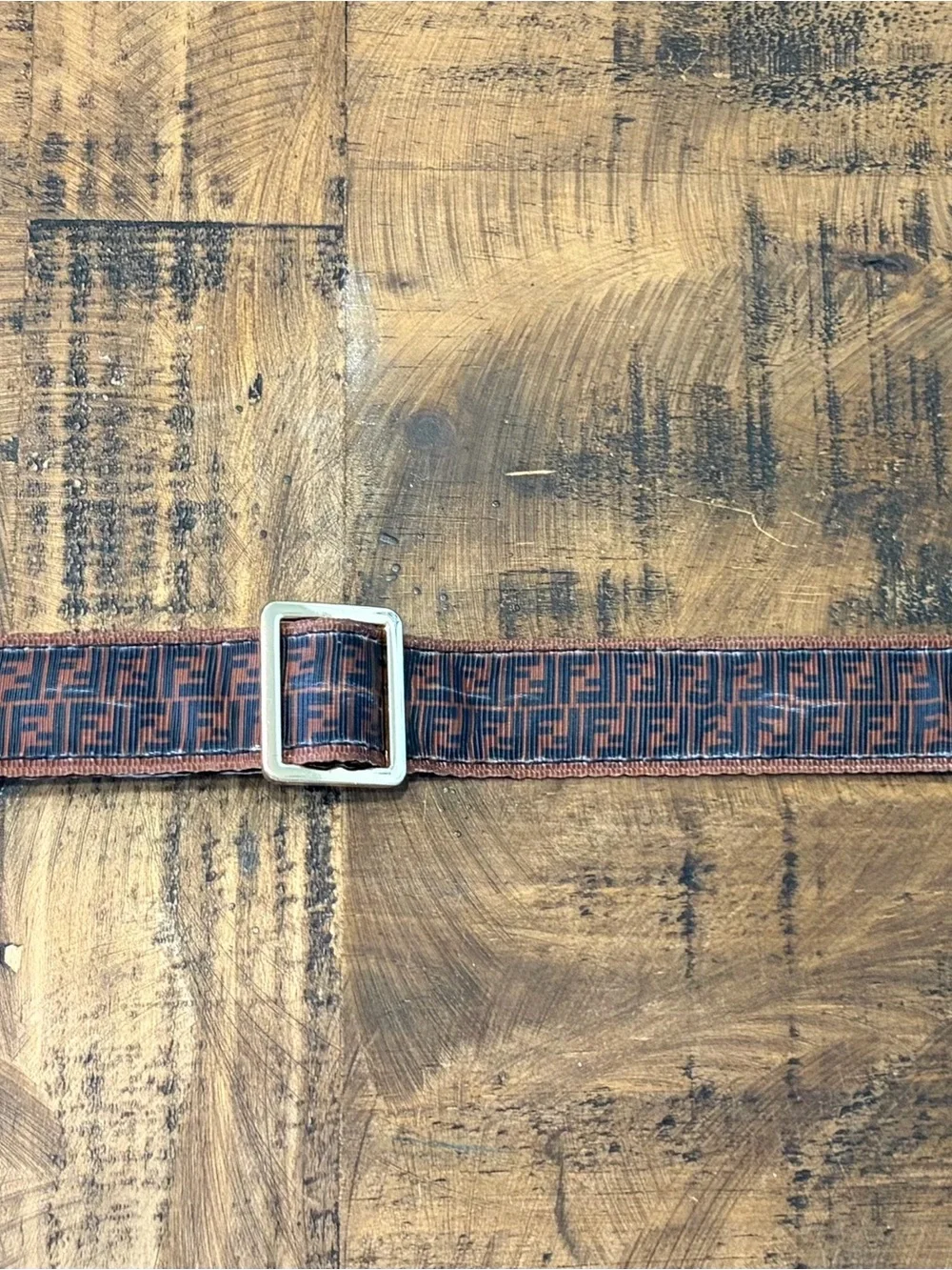 Designer-Inspired Fabric Dog Collar with Gold Hardware